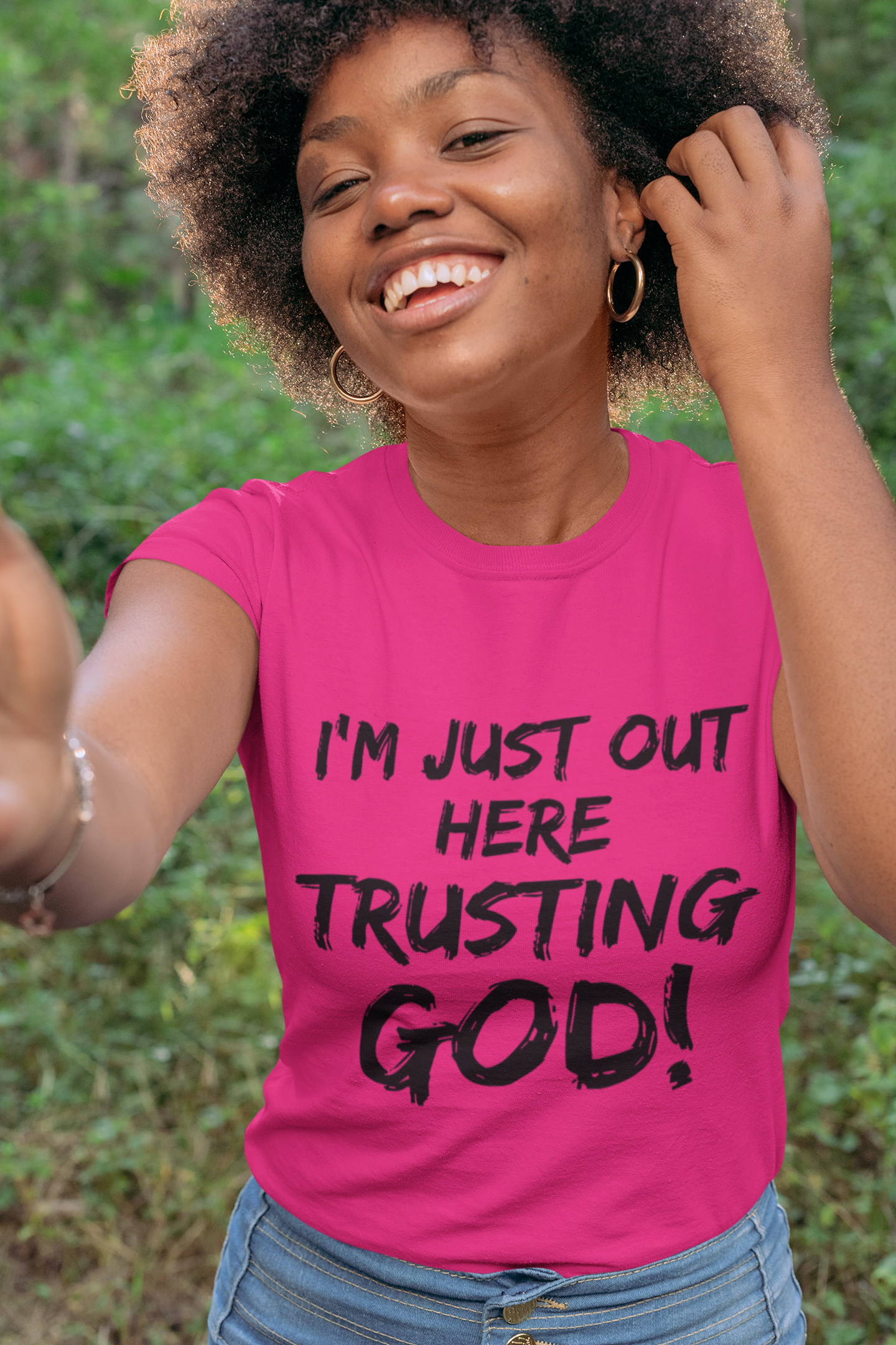 I'm Just Out Here Trusting God