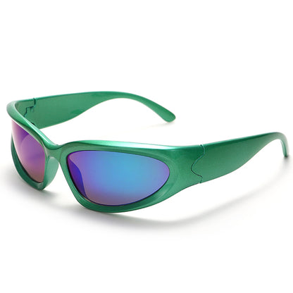 New Y2K Retro UV400 Windproof  Sport Sunglasses