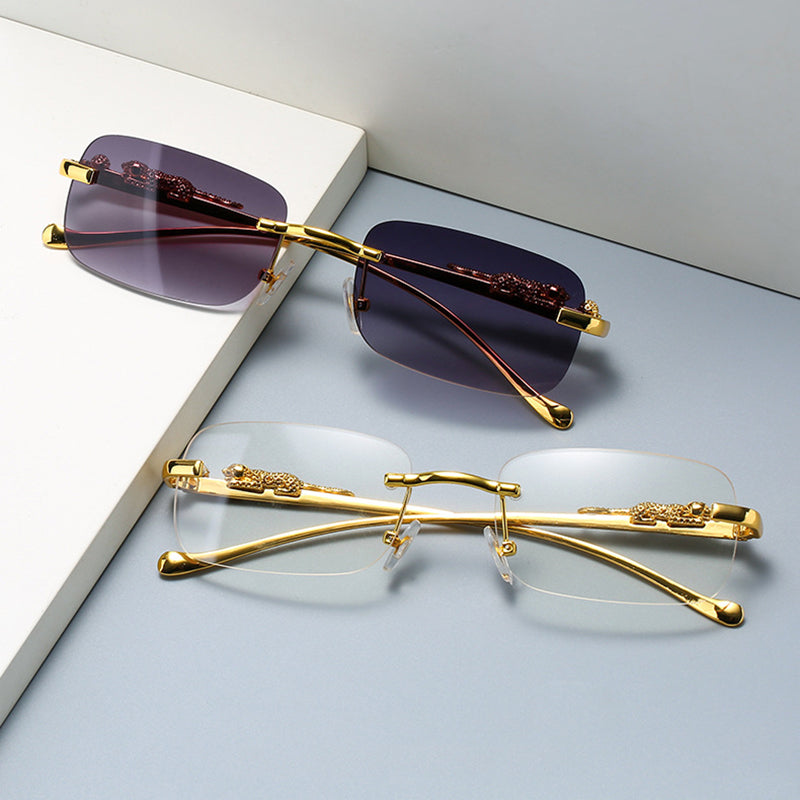 Rimless Square Sunglasses – Winfree Apparel™