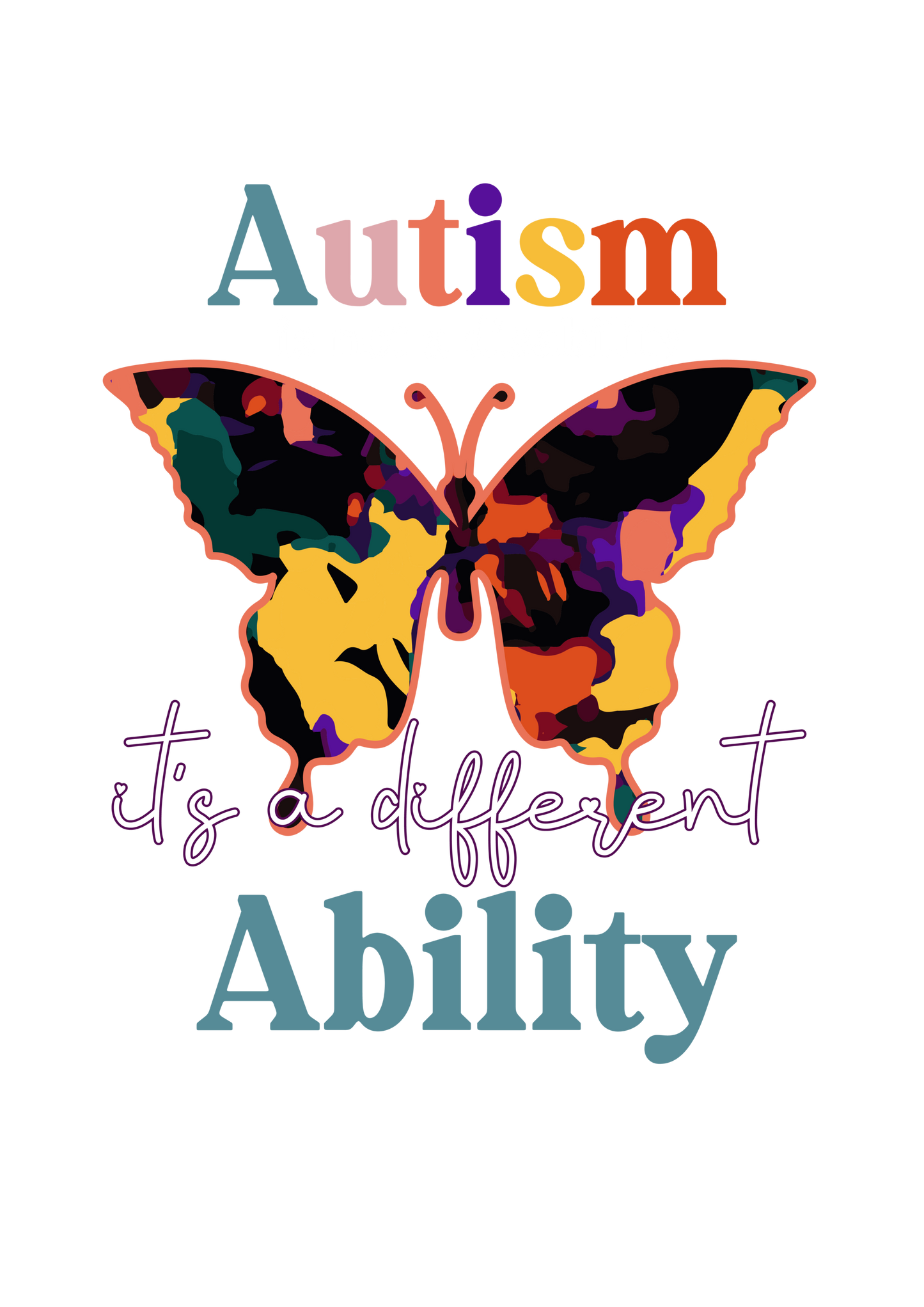 Autism Butterfly