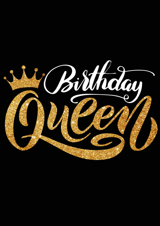 Birthday Queen - Glitter