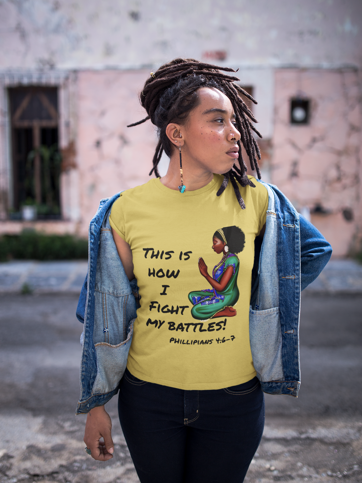 This Is How I Fight My Battles - Tshirt by Terrell Winfree